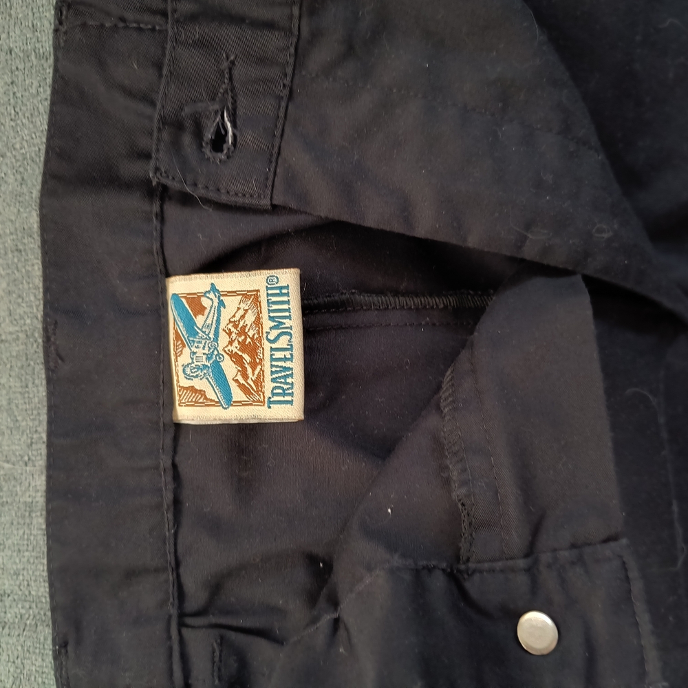 TravelSmith Classic Black Trousers